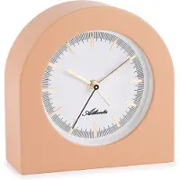 Atlanta Quarz-Tischuhr 3105-3, Braun, Holzgehäuse, Index-Zifferblatt