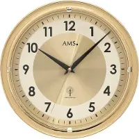 AMS Funk-Wanduhr, Funkwerk, D30x4cm, 5946