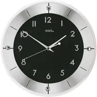 AMS Funk-Wanduhr, Funkwerk, D31x4cm, 5849