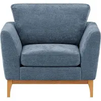 SLF24 - Sessel Malone - Gemma 77 - Denim Blue