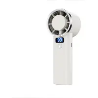 INF Minzgrüner Handventilator: Tragbare Kühlung mit langer Akkulaufzeit Weiß