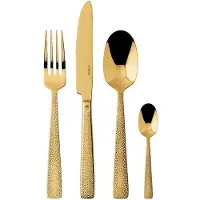 Sambonet Siena Edelstahl/PVD Gold Besteck 24tlg.Vh. S0197-S00017-S0037 52717G81