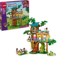 LEGO Friends La Cabane de l'Amitié 42652, Bauspielzeug, 4 Mini-Puppen, Hund und Waschbär, 8+ Jahre