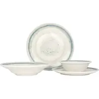 Bonna Geschirrset (Large) - Rivus Line - 24 teilig - 6 Personen - Porzellan