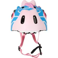 Crazy Safety Fahrradhelm m. Hell - Giraffe - Blau - - 49-55 cm - Fahrradhelme