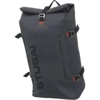 Stubai Wasserdichter Rucksack | Messenger Dry-Bag 30 Liter | Rolltop Tasche, Backpack, Fahrradrucksack, Kurierrucksack schwarz, Rollrucksack