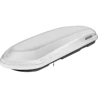 Menabo | Dachbox - Weiß - 209x79x36 cm - 500 L - Tragfähigkeit 75 kg - Quick Fix-System - Diebstahlsicherung