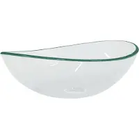 vidaXL Waschbecken Hartglas 54,5x35x15,5 cm Transparent