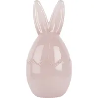 Clayre & Eef Glastopf Ei Ø 9x17 cm Rosa Glas