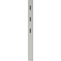 Germania Garderobenpaneel, MDF melaminharzbeschichtet, 3 ausklappbare Haken, ca. B 150 x T 30 x H 1700 mm, Kaschmir