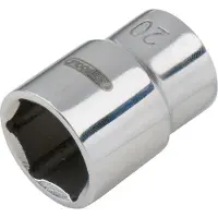 Ks Tools EDELSTAHL 1/2' 6kant-Stecknuss, 22mm ( 964.1222 )