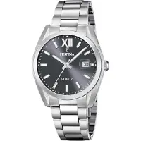 Festina Herrenuhr Klassik Armbanduhr Edelstahl silber UF20707/3