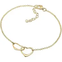 Elli DIAMONDS Elli Bracelet Womens Heart Entangles Love with Diamond 0015 ct in 925 Sterling Silver