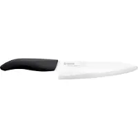 Kyocera Kochmesser FK-180WH 18 cm, Silber/Schwarz