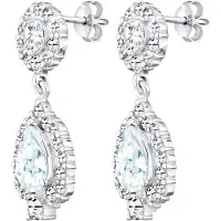 Elli Ohrringe Ohrhänger Kristalle Zirkonia 925 Silber Elli Premium Weiß