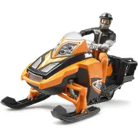 BRUDER - Snow mobile with driver and accessories (63101)