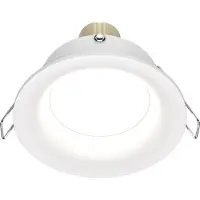 Maytoni Slim Einbauleuchte DL027-2-01W 1xGU10, Weiß, aus Aluminum, exkl. Leuchtmittel