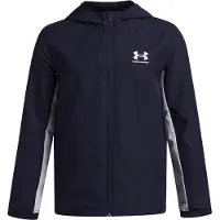 Under Armour B Rival Wvn Jacket blue white (410) S