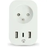 Nedis N WIFIP151EWT - Switchable WLAN socket outlet with USB FR version