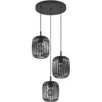 Eglo Hängelampe Romazzina, dimmbar, schwarz, für Wohn- / Esszimmer, Metall, Modern, Pendelleuchte