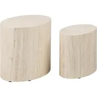 Ebuy24 Mice Couchtisch Satz von 2 Stück beige.