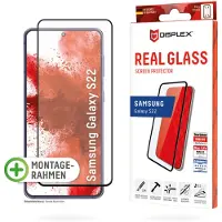 Displex Bildschirmschutzfolie Real Glass Full Cover für das Samsung Galaxy S22