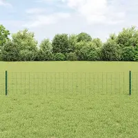 Syfax Zaun mit Pfosten Grün