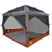 vidaXL Innertelt 7-Personen 7 Personen Grau und Orange