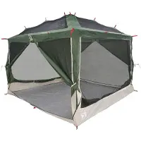 vidaXL Innertelt 7-Personen 7 Personen Grün und Grau