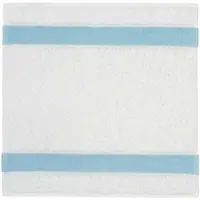 Feiler Handtücher Exclusiv mit Chenillebordüre Seiftuch 30x30 cm | ciel - blau