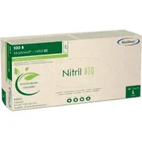 MaiMed -Nitril Bio Gr. L Unsteril Puderfrei 100 ST