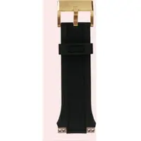 Certina - Kautschuk Ds Eagle Chrono Kautschukband Schwarz, Schnalle Pvd Rosa C603017964 - schwarz