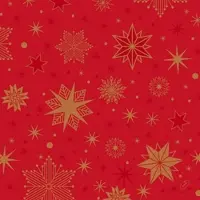 Duni GmbH Duni Servietten Klassik Stargazing rot, 40x40 cm, 4-lagig | Packung (50 Stück)