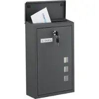 Relaxdays Briefkasten Hochformat