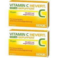 HEVERT Vitamin C 500 mg gepuffert Kapseln 2x 2x60 St