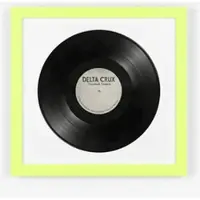 K-Möbel Schallplatten Rahmen Grün 40x40cm 2er Set mit Weißem Passepartout für die Vinyl