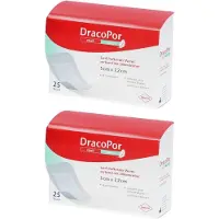 Dräco Dracopor sensitiv 5x7,2 cm steril m.Silikonkleber 2x 2x25 St Verband