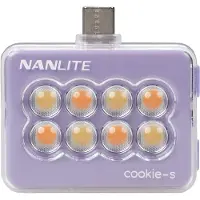 Nanlite Cookie-S LED-Minileuchte (Lavendel)