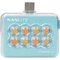 Nanlite Cookie-S LED-Minileuchte (cyanblau)