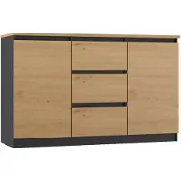 Top E Shop Topeshop 2D3S ANT/ART BA KPL Kommode