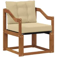 vidaXL Outdoor-Sofa Massivholz Akazie Natur