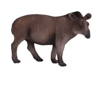 Small Foot Mojo Fun Brazilian Tapir, 3 Jahr(e), Wildlife, Braun, Weiß, Grau, Polyvinylchlorid (PVC)
