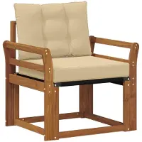 vidaXL Outdoor-Sofa Massivholz Akazie Natur