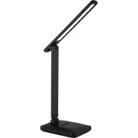 Globo LED Tischleuchte, schwarz, Touchdimmer, Akku, H 40,5 cm