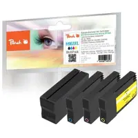 Peach PI300-1031, Hohe (XL-) Ausbeute, Schwarz, Cyan, Pink, Gelb, 58 ml, 27 ml, 4 Stück(e), Multipack