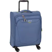 American Tourister Trolley Summerride Spinner EXP TSA SP Coronet Blue blaugrau 55cm