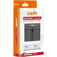 Jupio Value Pack: 2x Battery LP-E6P ULTRA 2600mAh + Dual Charger