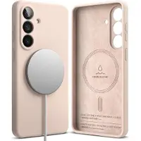 Ringke Silikon Magnetisch Magsafe Galaxy S26+ Plus Pinke Sand
