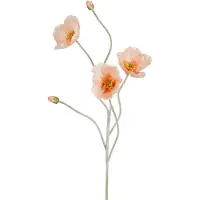 Mica Decorations Klatschmohn , orange , Kunststoff,Polyester , Maße (cm): H: 107