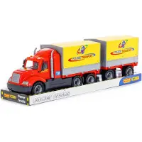 Polesie 58492 Majk Planenwagen mit p1 Netzanhänger